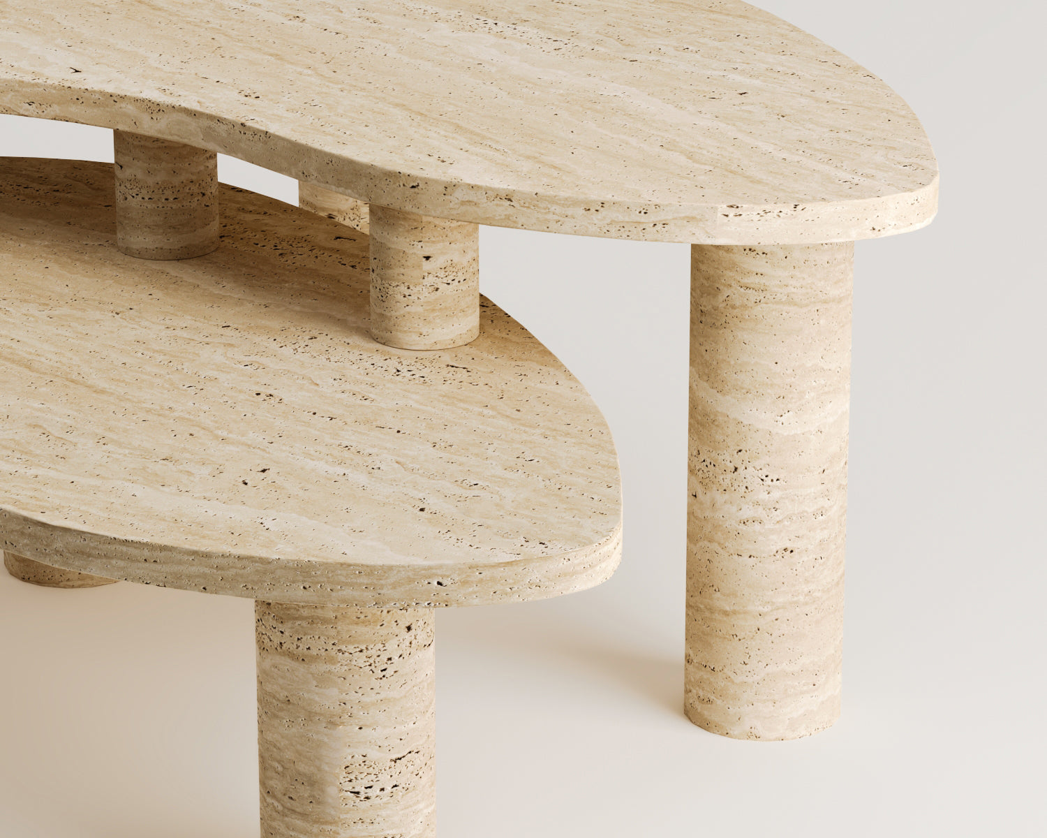 Lenora-Traverten Sehpa