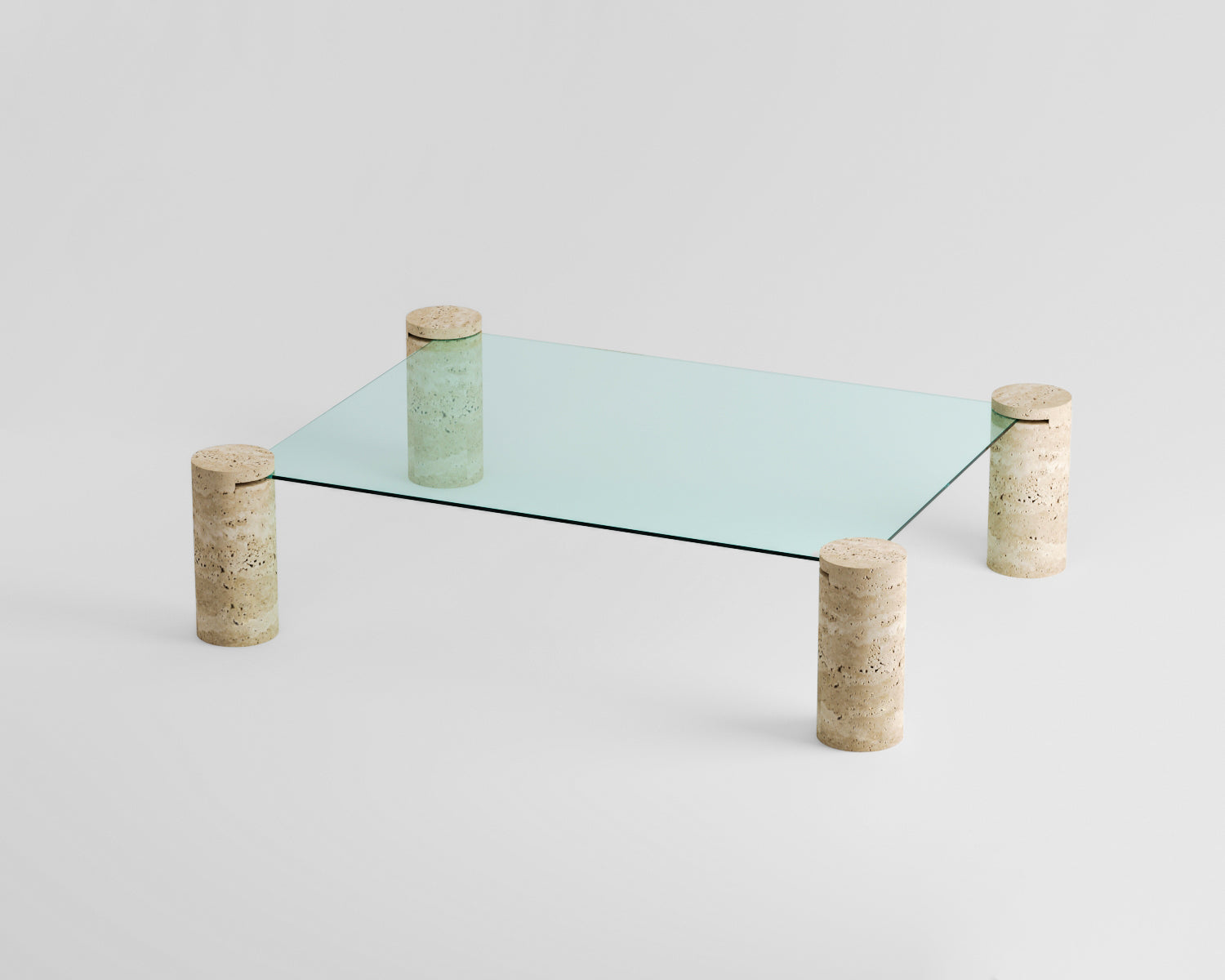 London-Traverten Sehpa