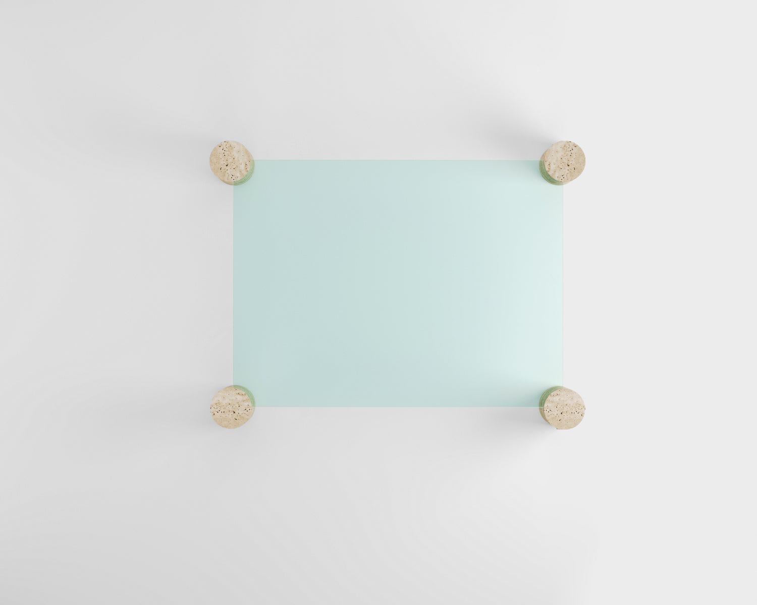 London-Traverten Sehpa