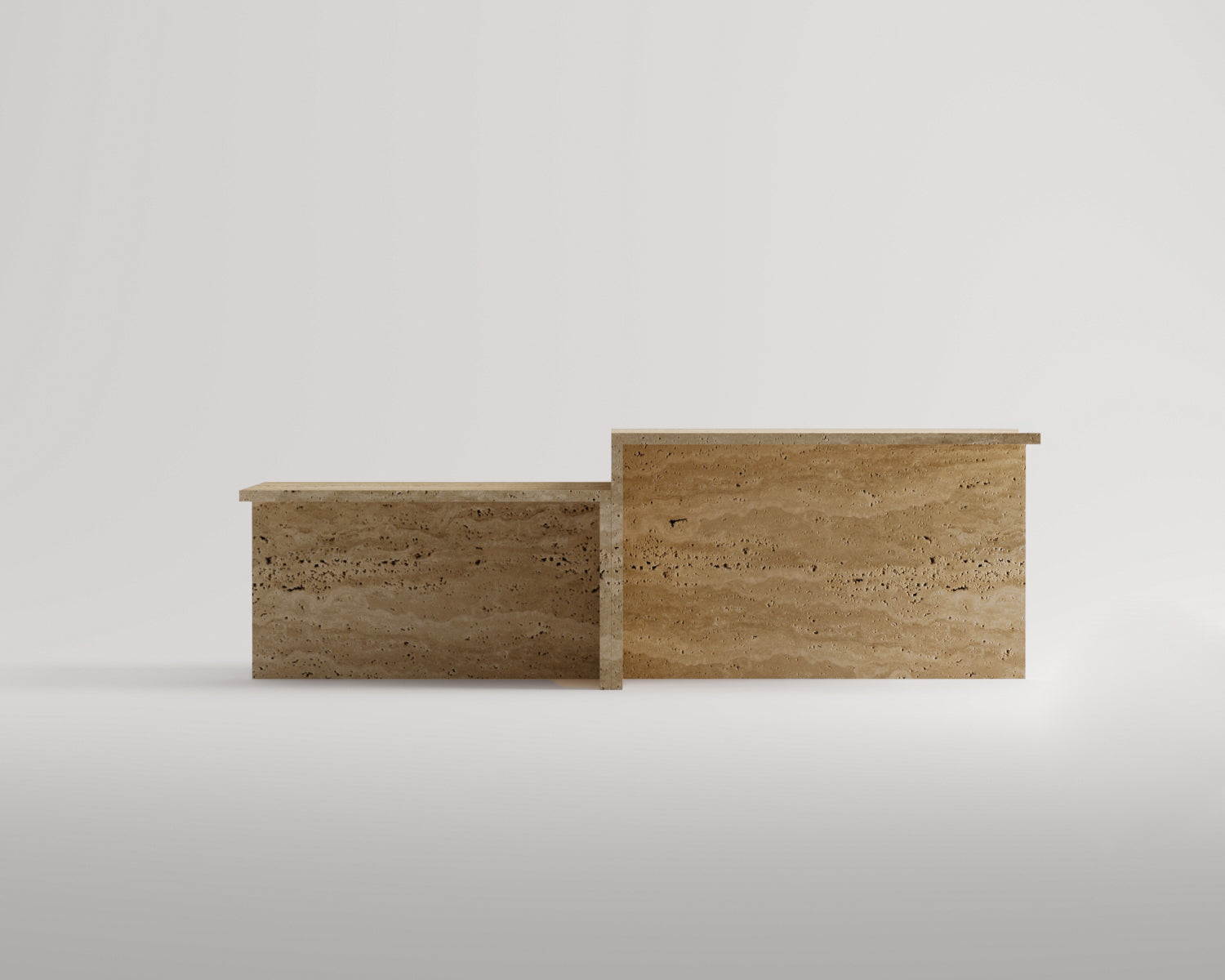 Mabel-Traverten Sehpa