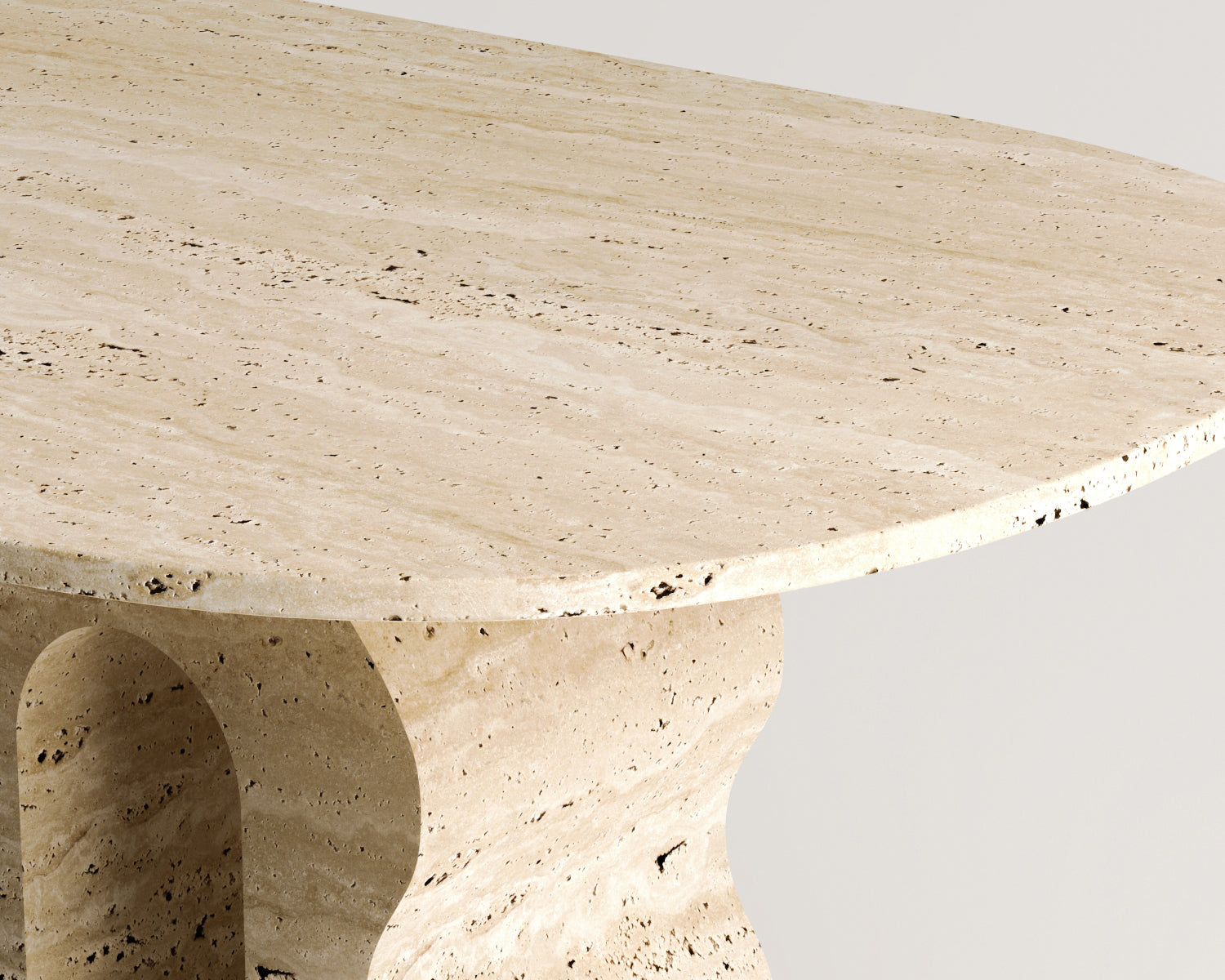 Malta -Traverten Yemek Masası