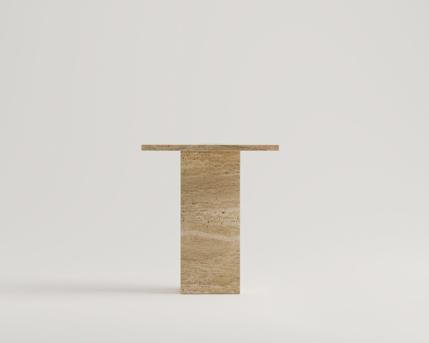 Milan-Traverten Yan Sehpa