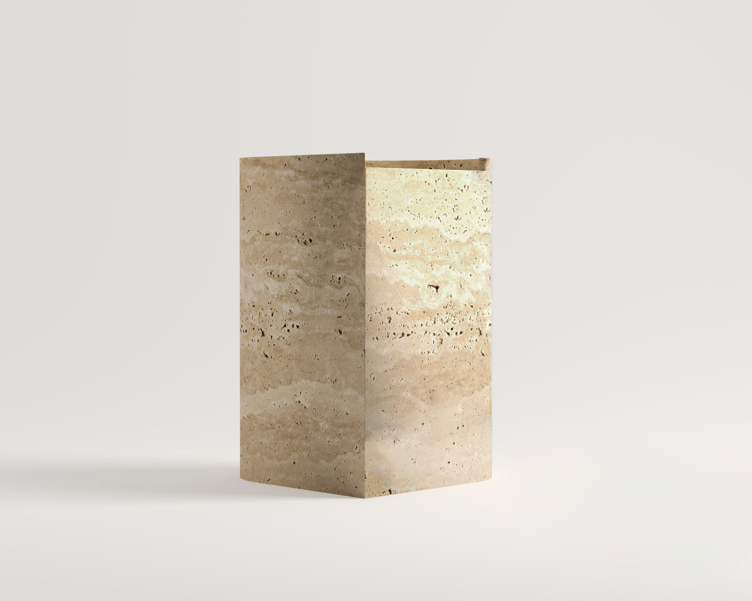 Mira- Traverten Yan Sehpa