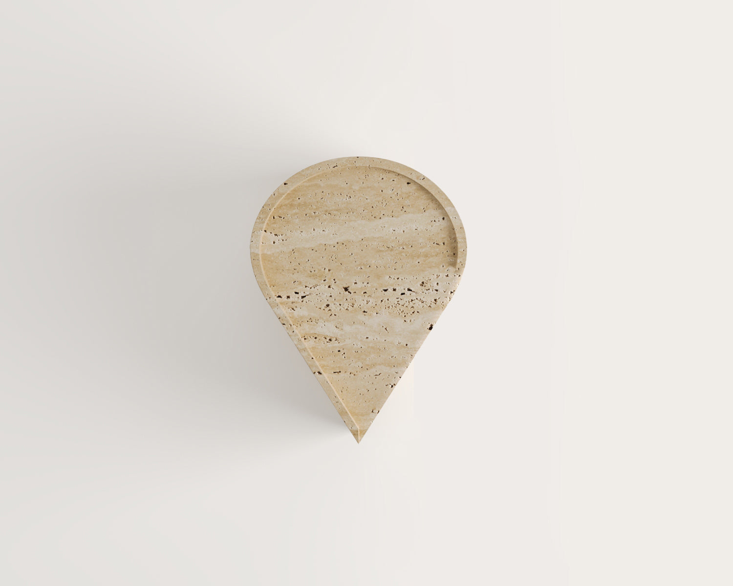 Mira- Traverten Yan Sehpa