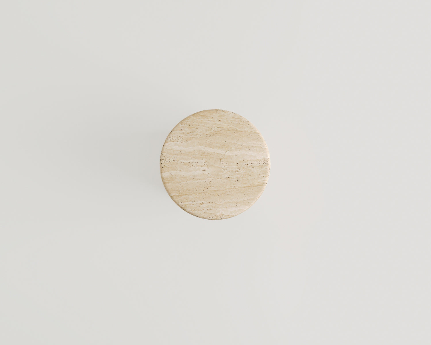 Nero- Traverten Yan Sehpa