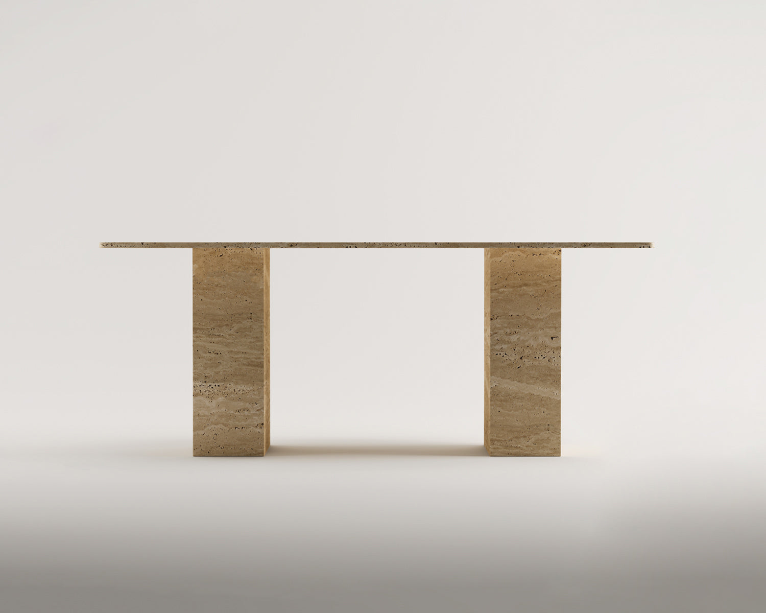 Olivia - Traverten Yemek Masası