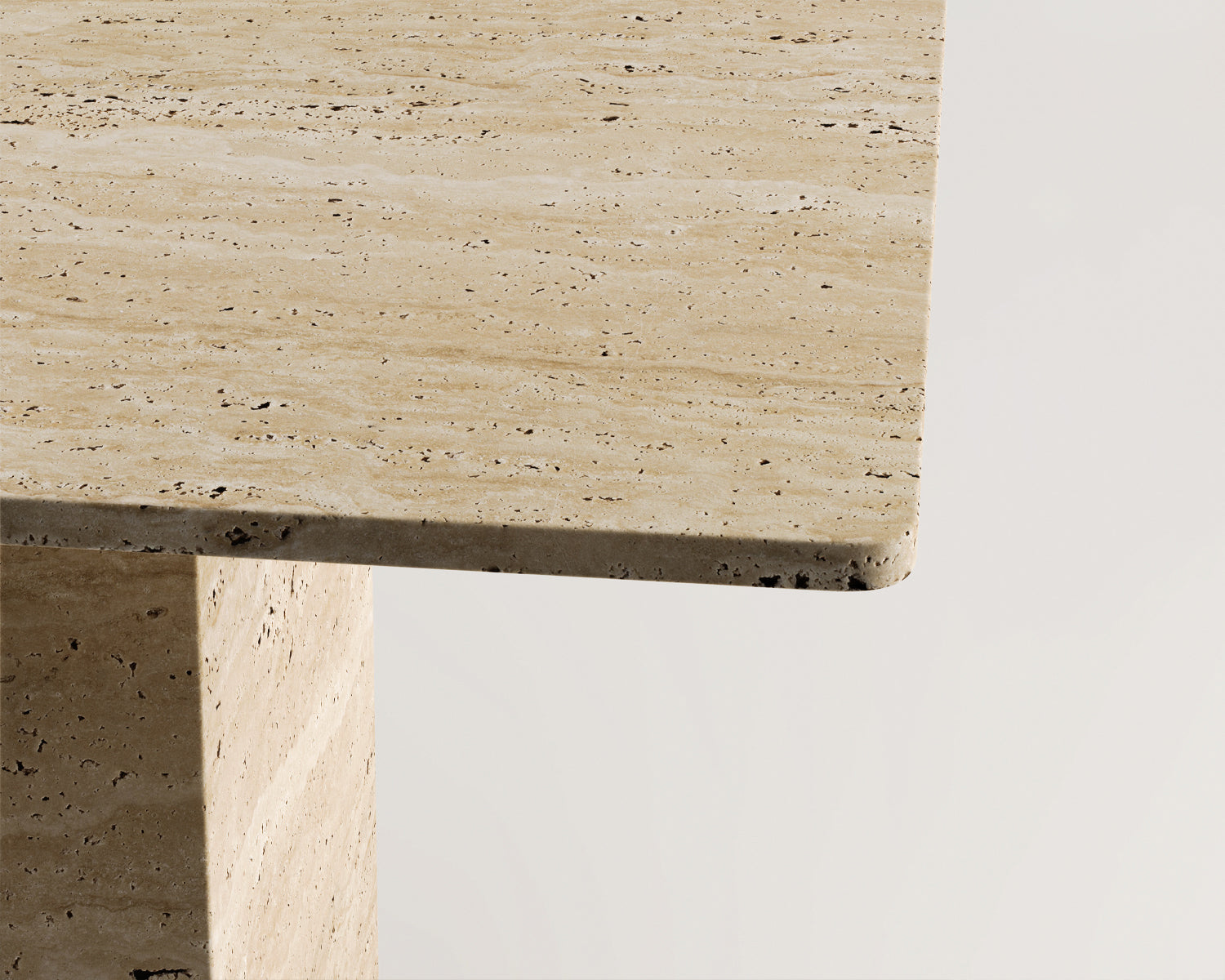 Olivia - Traverten Yemek Masası