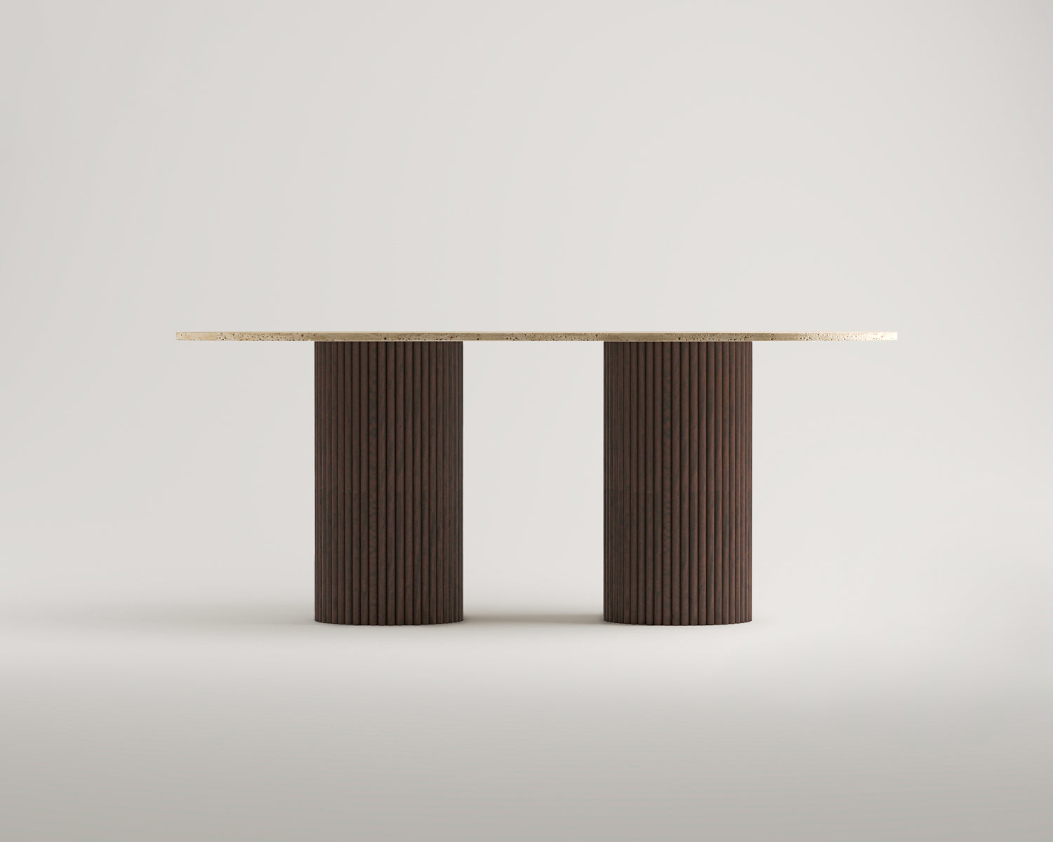 Ravel-Traverten Yemek Masası