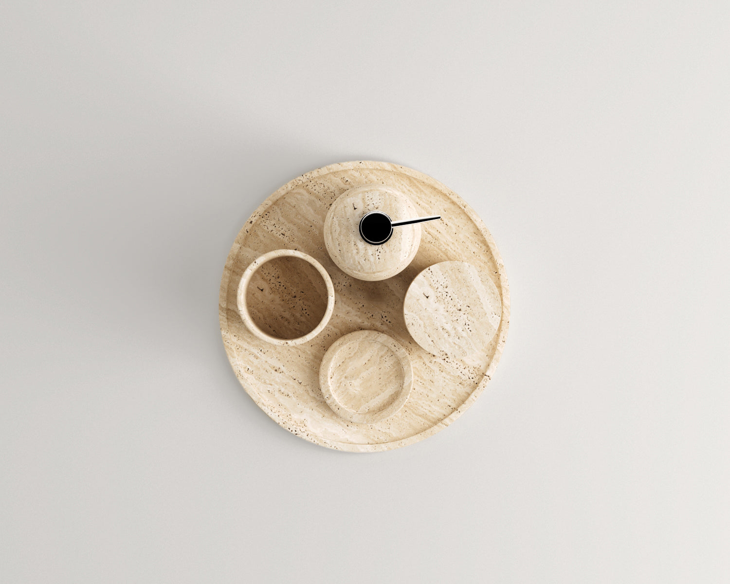 Rubano - Traverten Banyo Seti