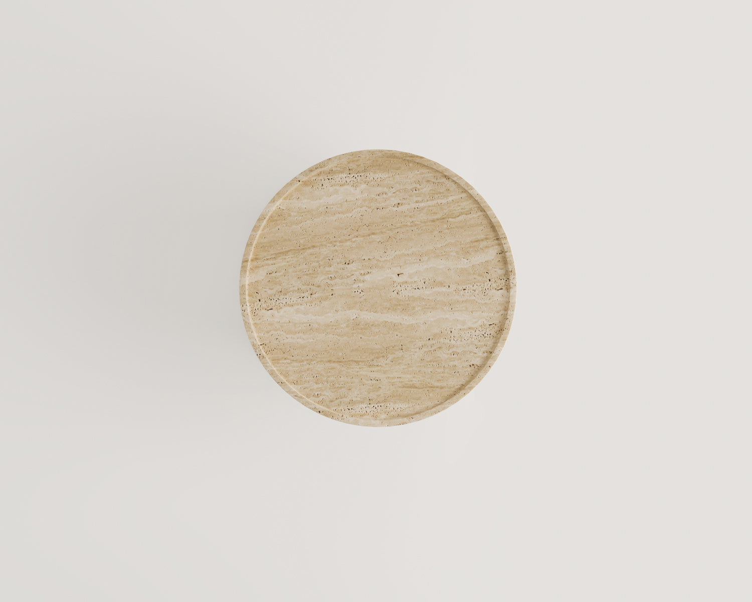 Serapis-Traverten Yan Sehpa