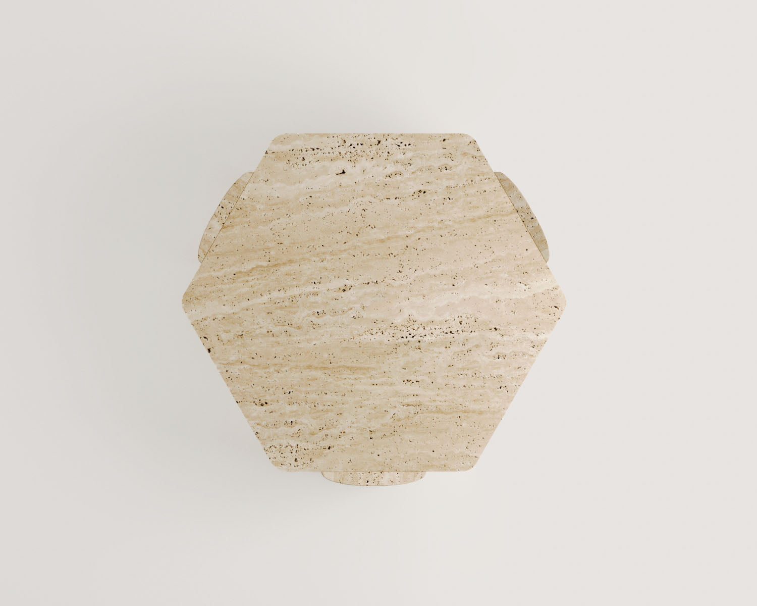 Seul -Traverten Orta Sehpa