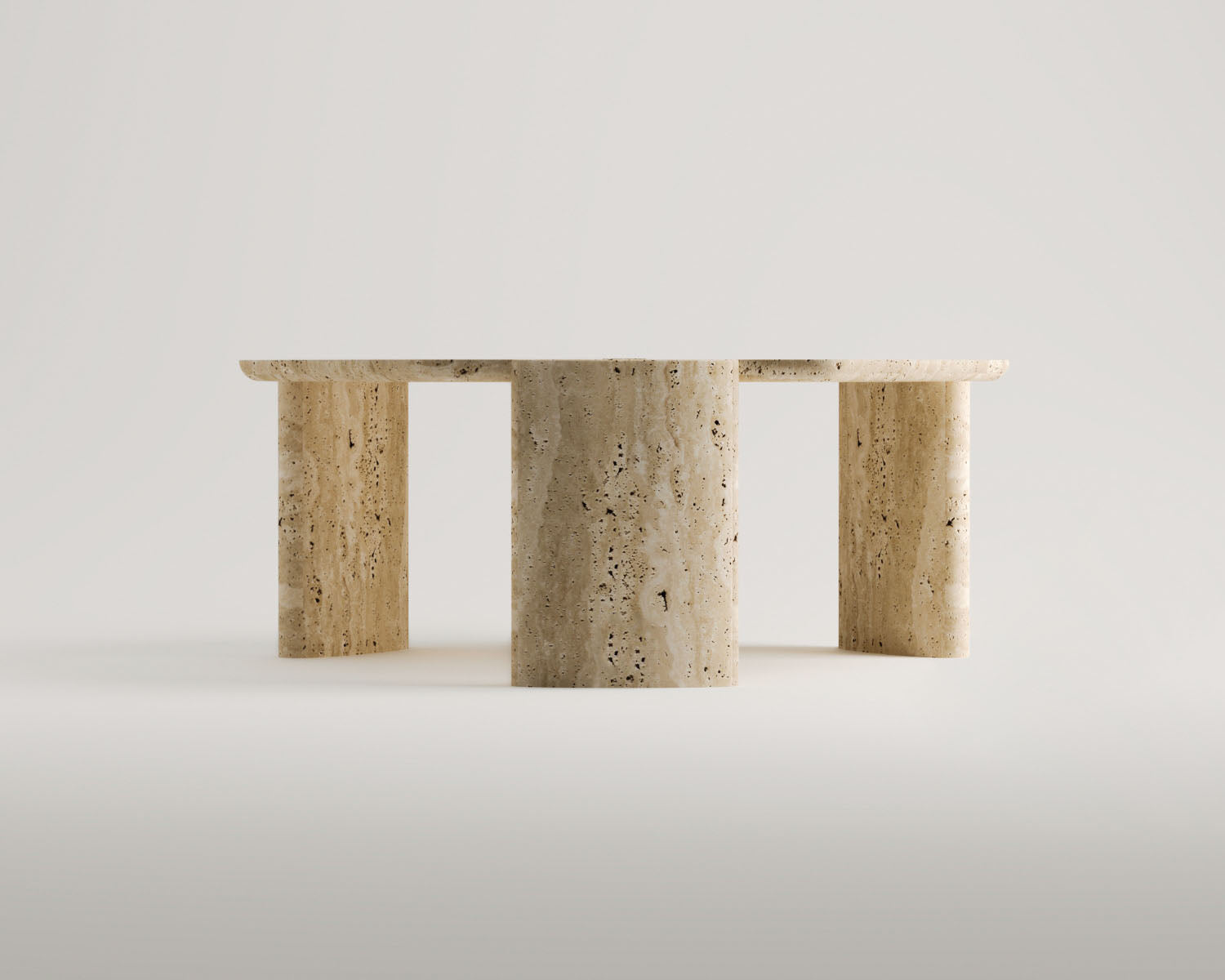 Seul -Traverten Orta Sehpa