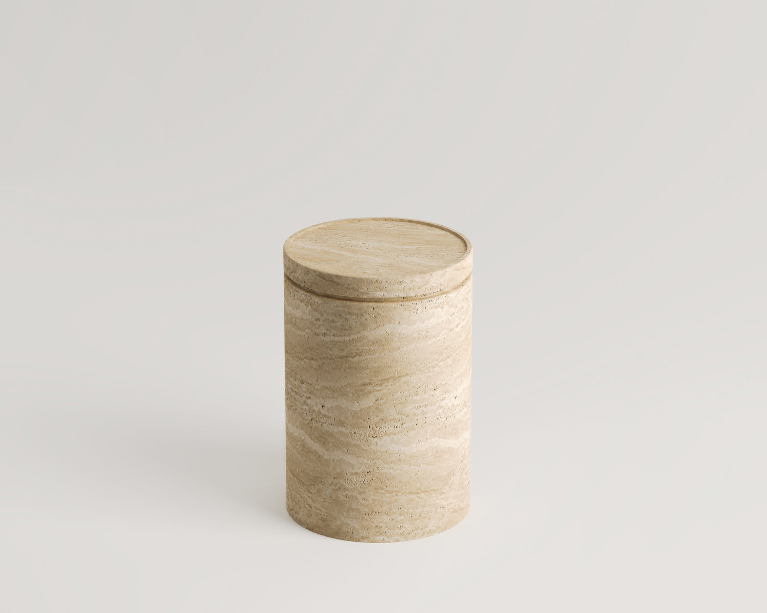 Shrub - Traverten Yan Sehpa