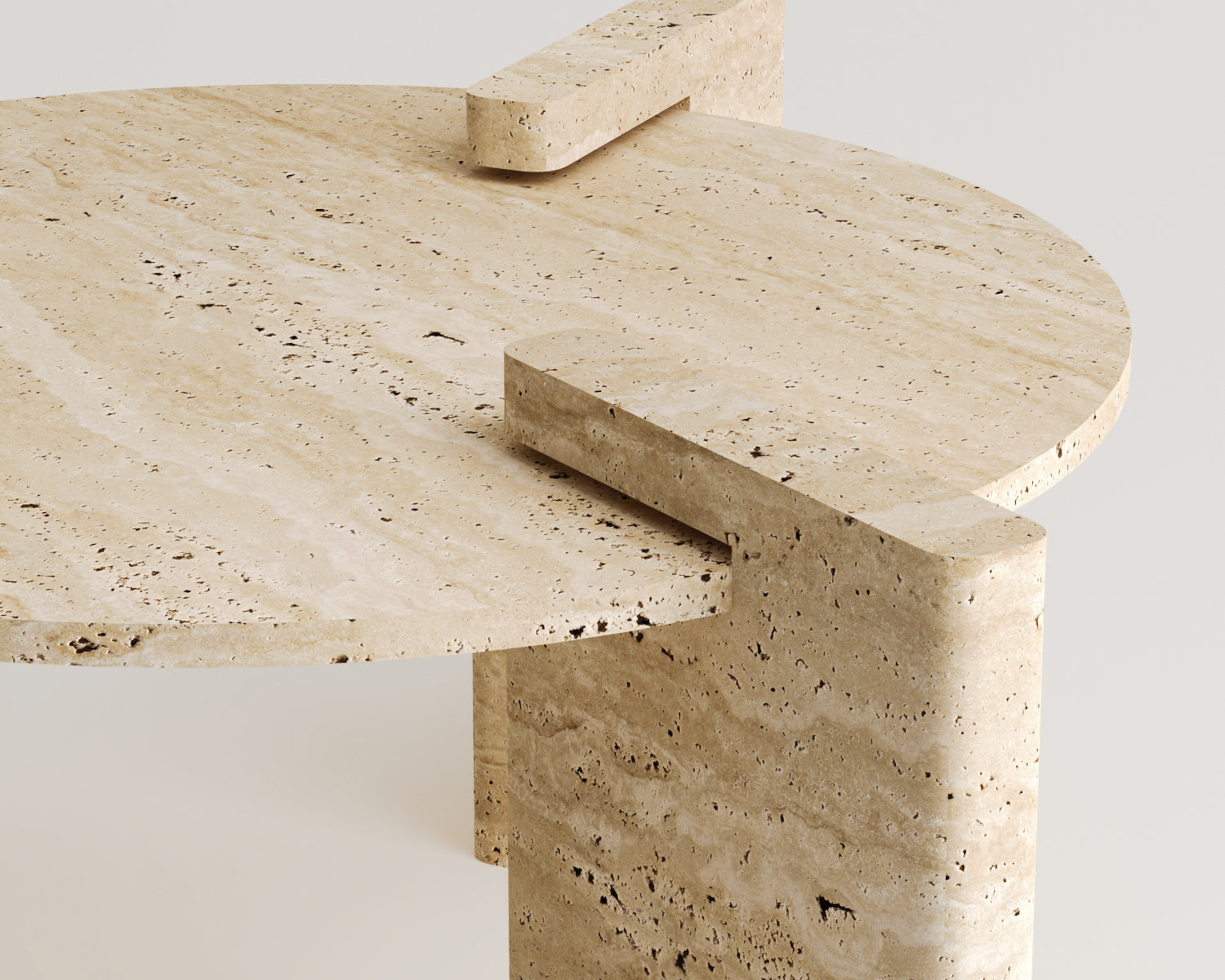 Soul-Traverten Orta Sehpa