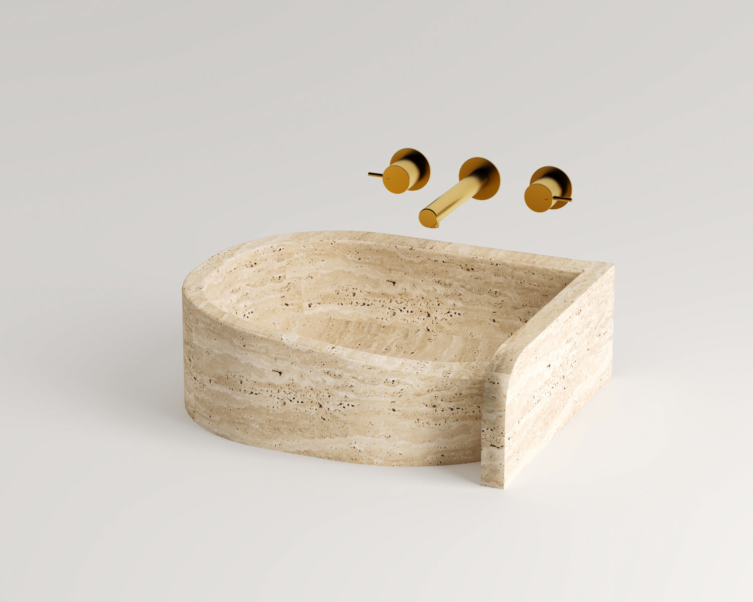 Taris - Traverten Lavabo