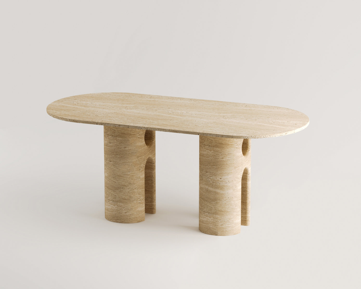 Terra- Traverten Yemek Masası