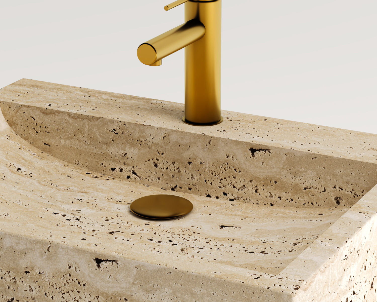 Tori - Traverten Lavabo