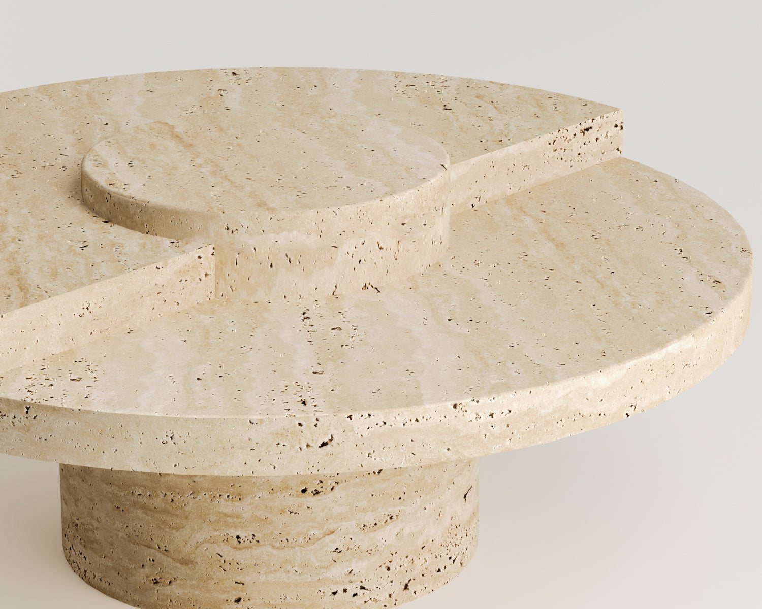 Vals-Traverten Orta Sehpa