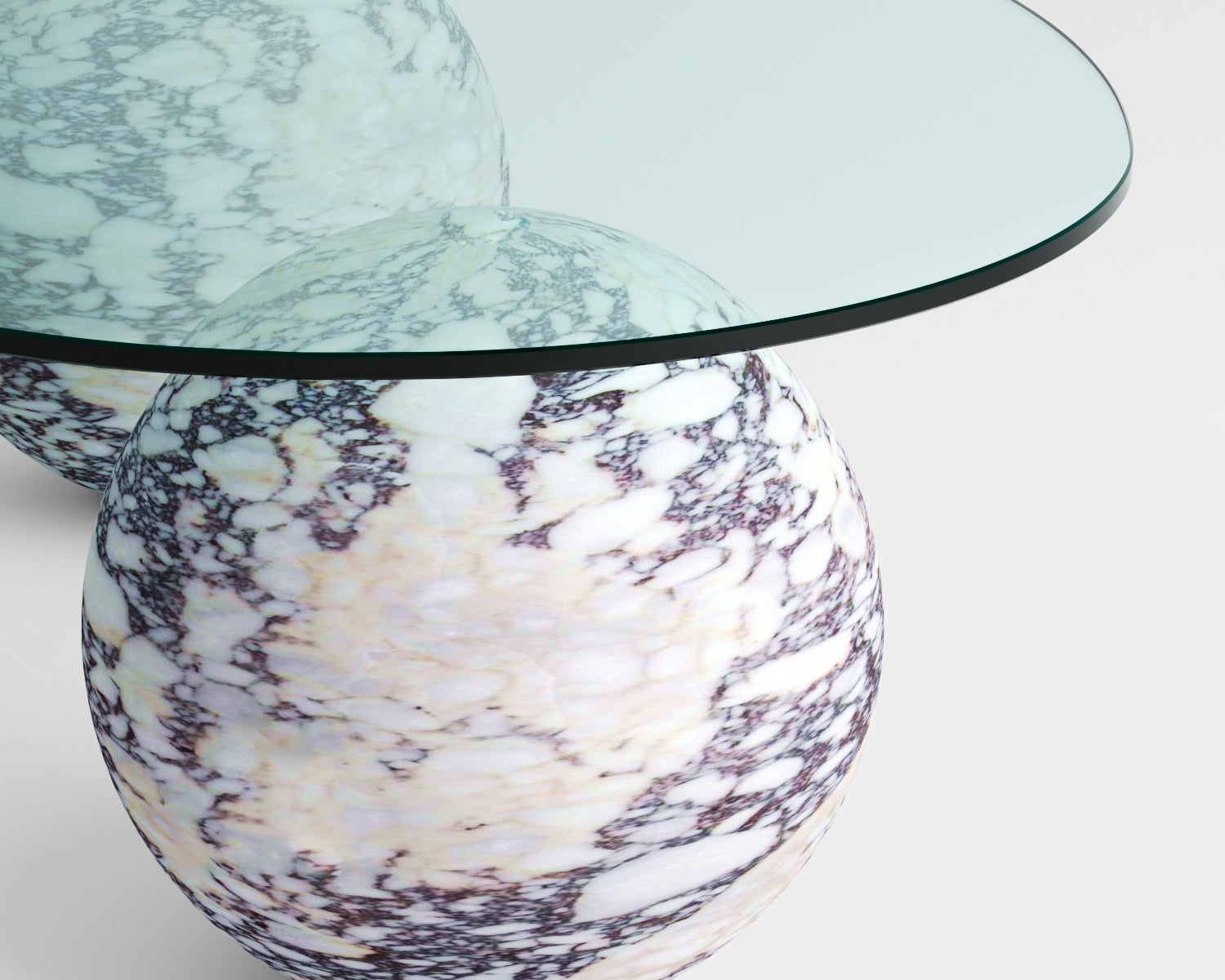 Vensa - Menekşe Mermer Orta Sehpa