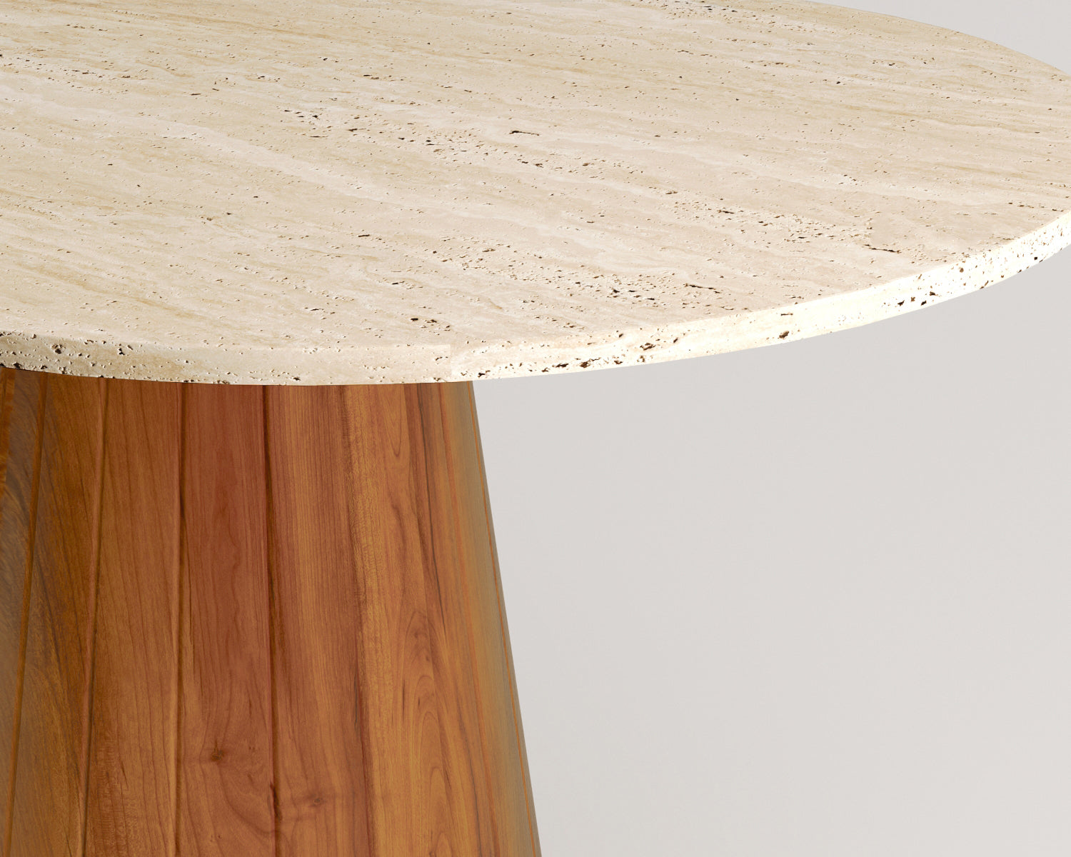 Yuvve- Traverten Yemek Masası