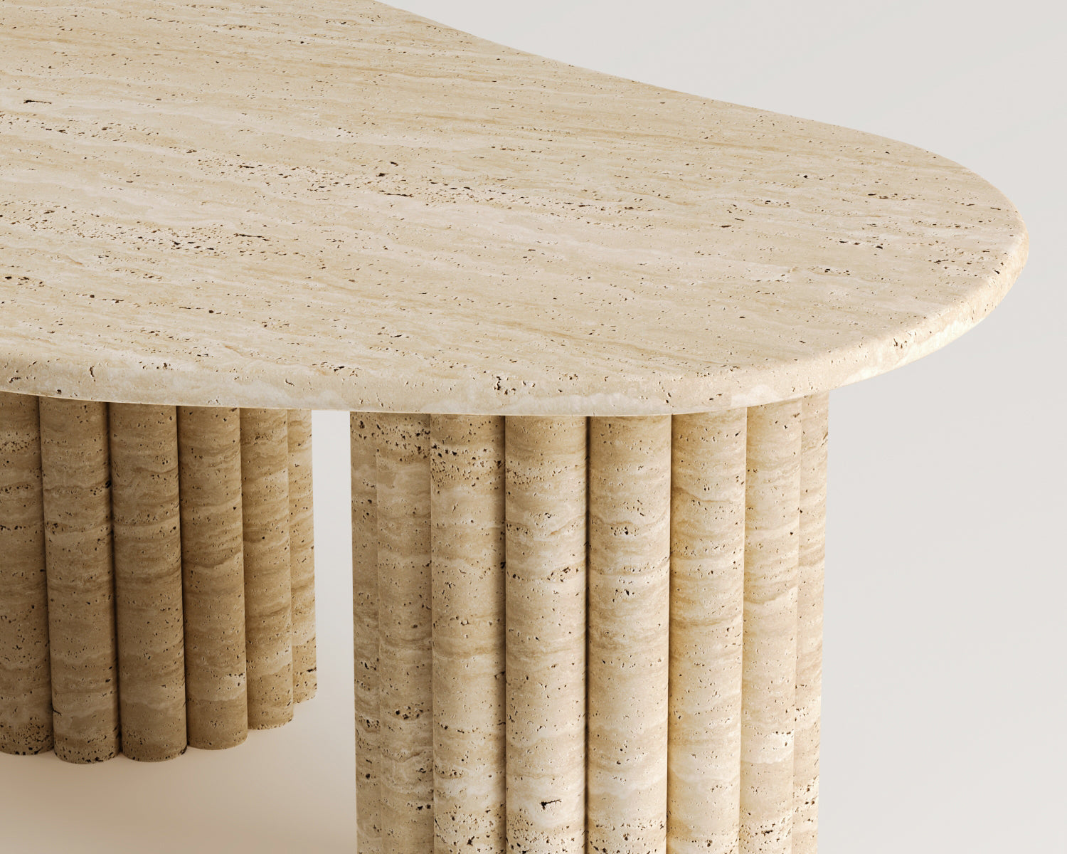 Yuvye-Traverten Orta Sehpa