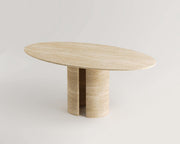 Apolline-Traverten Yemek Masası