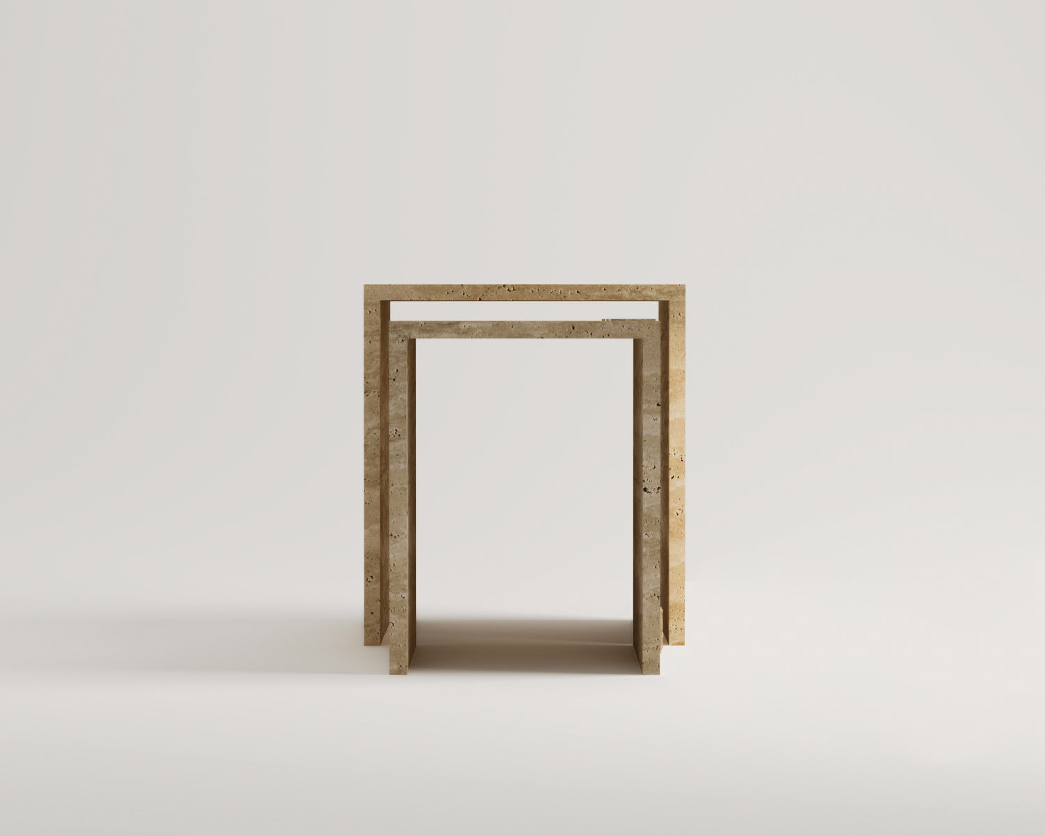 Amaya-Traverten Yan Sehpa