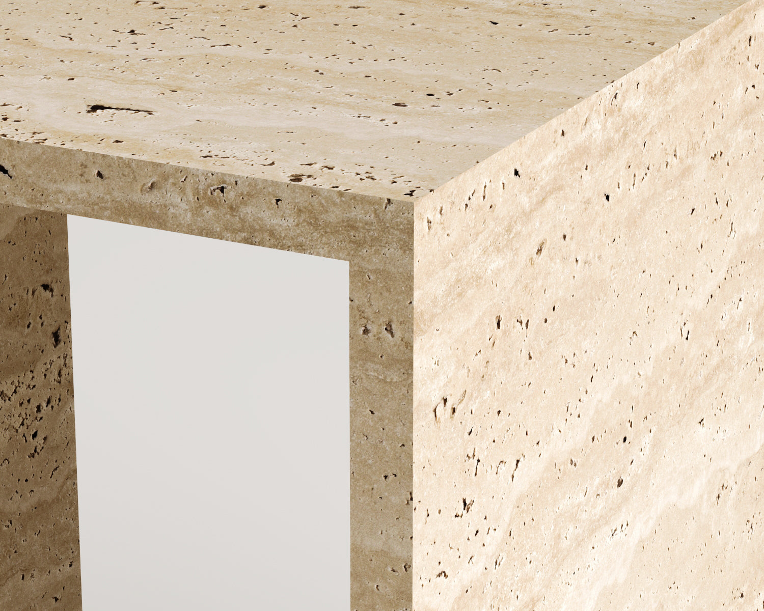 Millie- Traverten Yan Sehpa