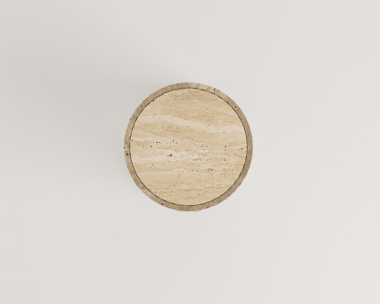 Ella-Traverten Yan Sehpa