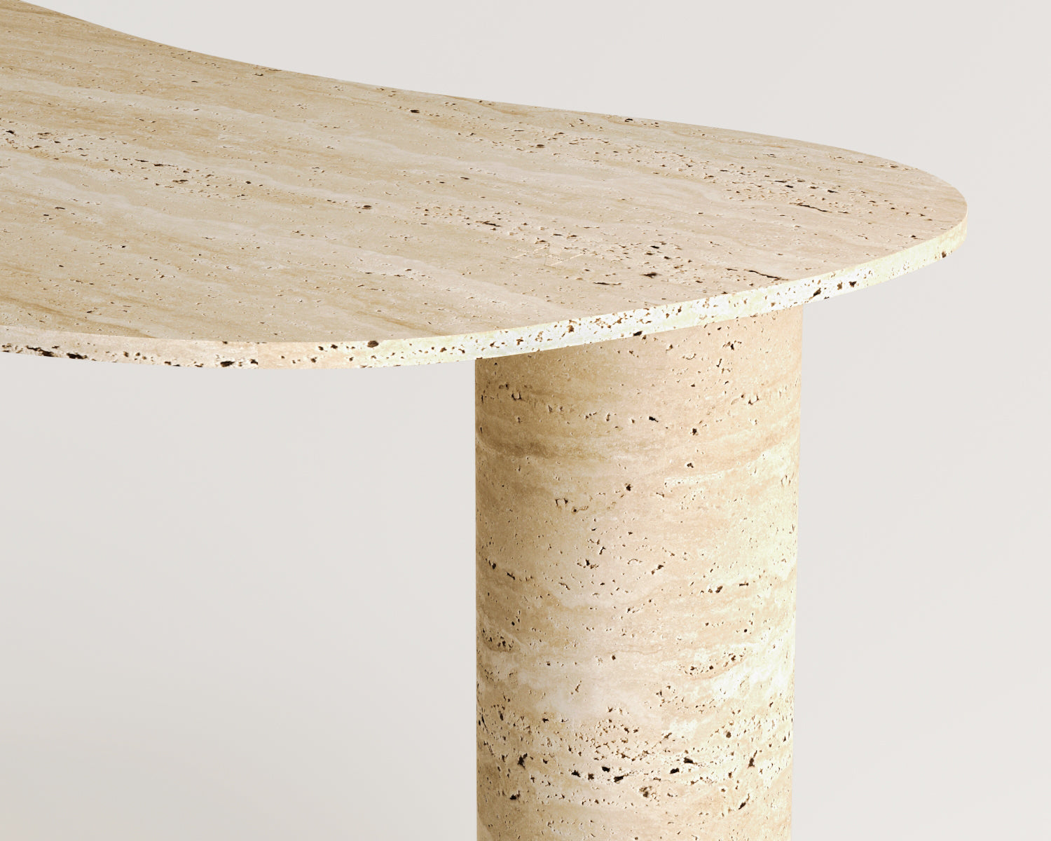 Bo-Traverten Yemek Masası