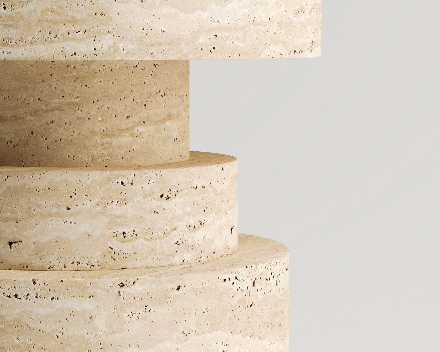 Sara-Traverten Yan Sehpa