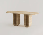 Harper - Traverten Yemek Masası