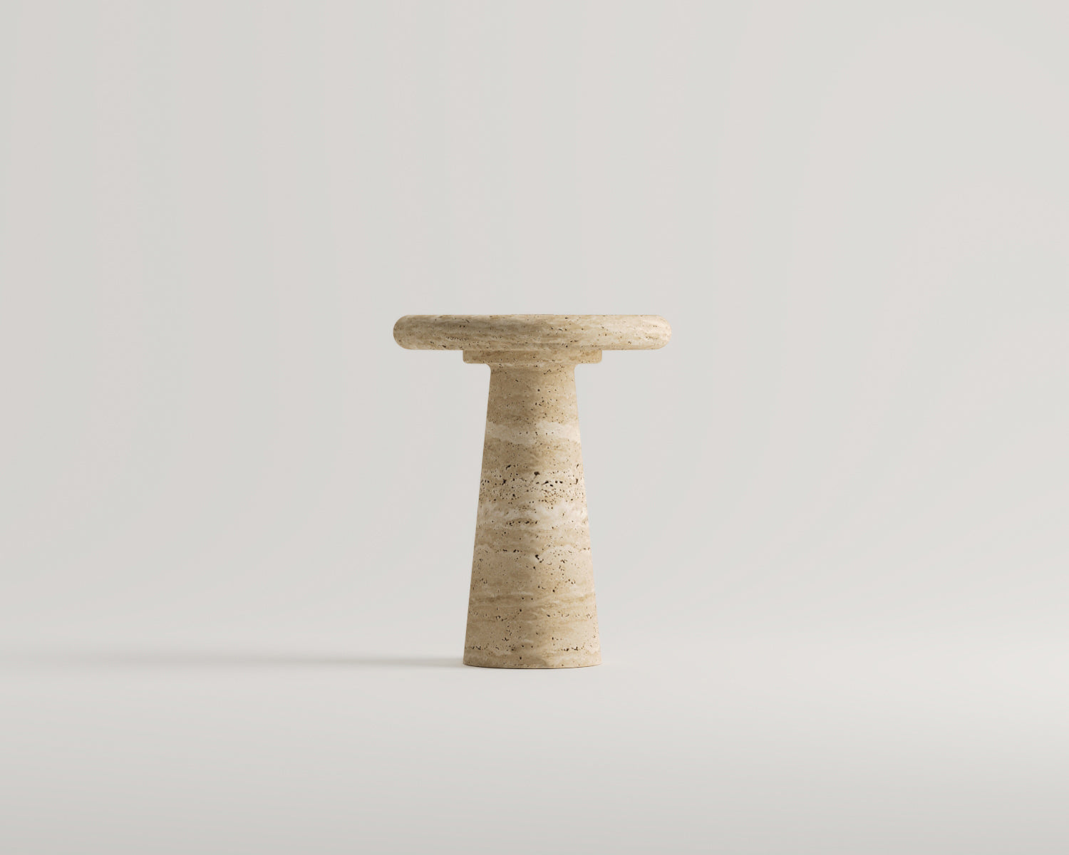 Hye-Traverten Yan Sehpa