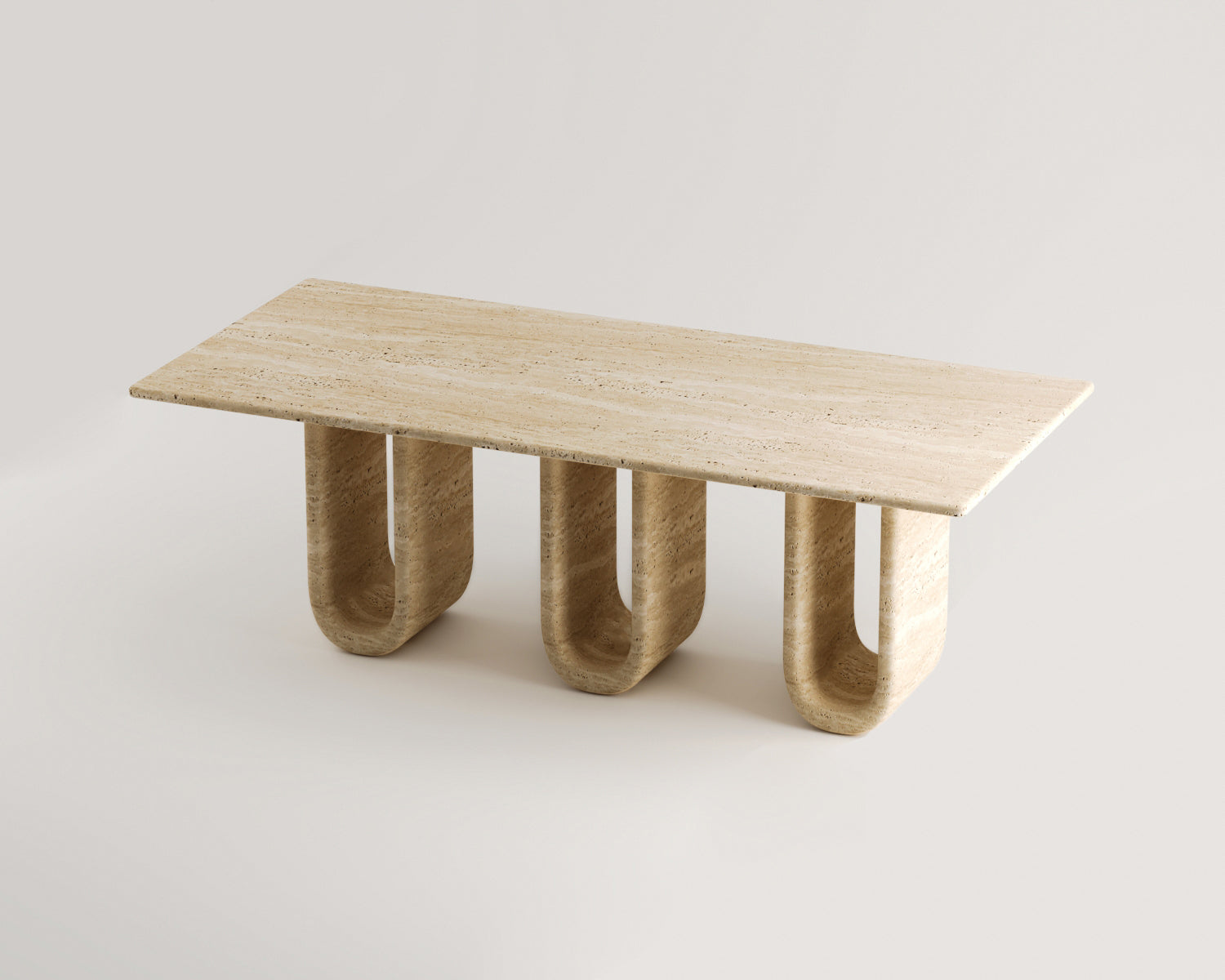 Austin-Traverten Yemek Masası