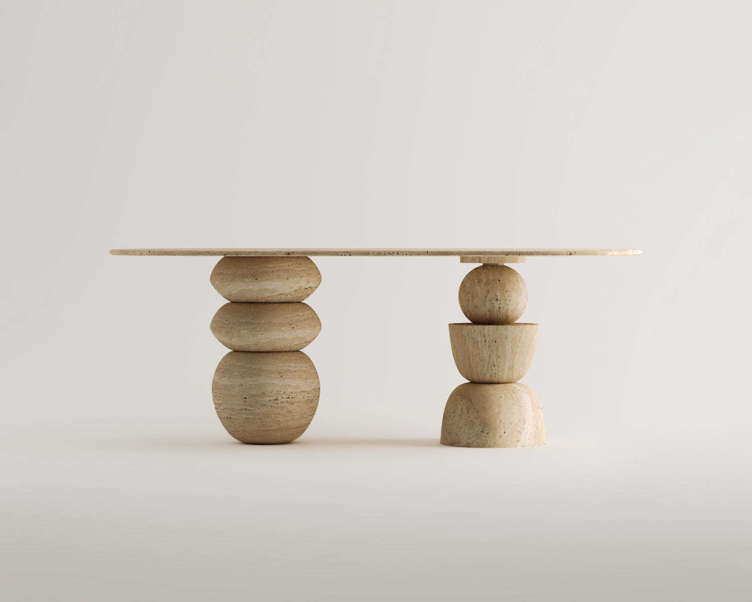 Efsu-Traverten Yemek Masası