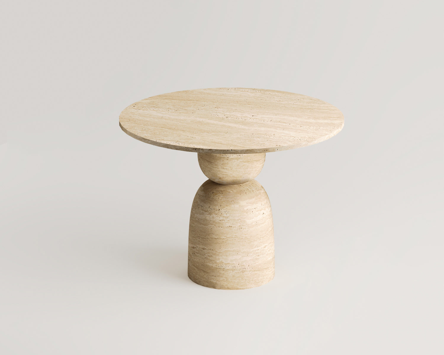 Belly-Traverten Yemek Masası