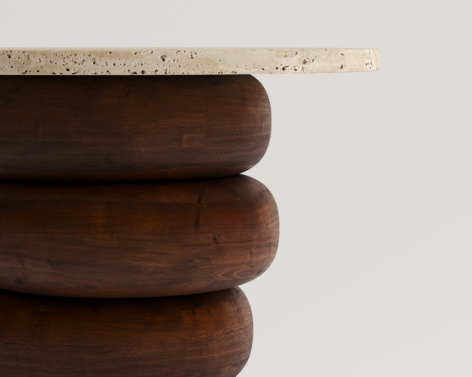 Merlin-Traverten Yan Sehpa