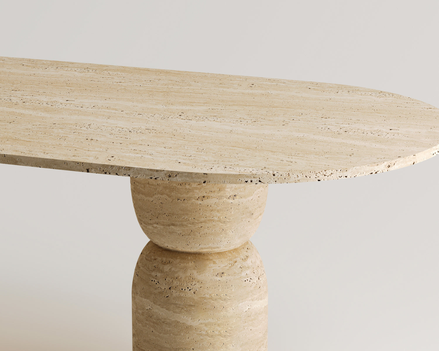 Levi-Traverten Yemek Masası