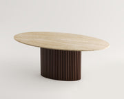 Ellipse-Ahşap Ayaklı Yemek Masası