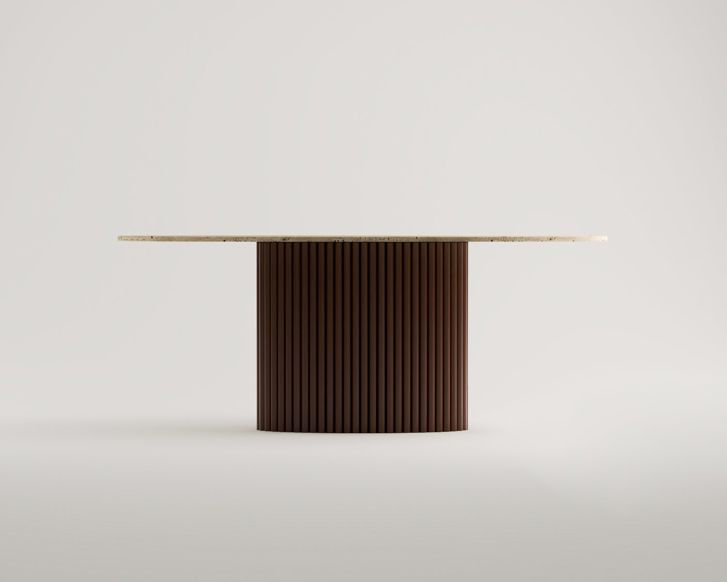 Ellipse-Ahşap Ayaklı Yemek Masası