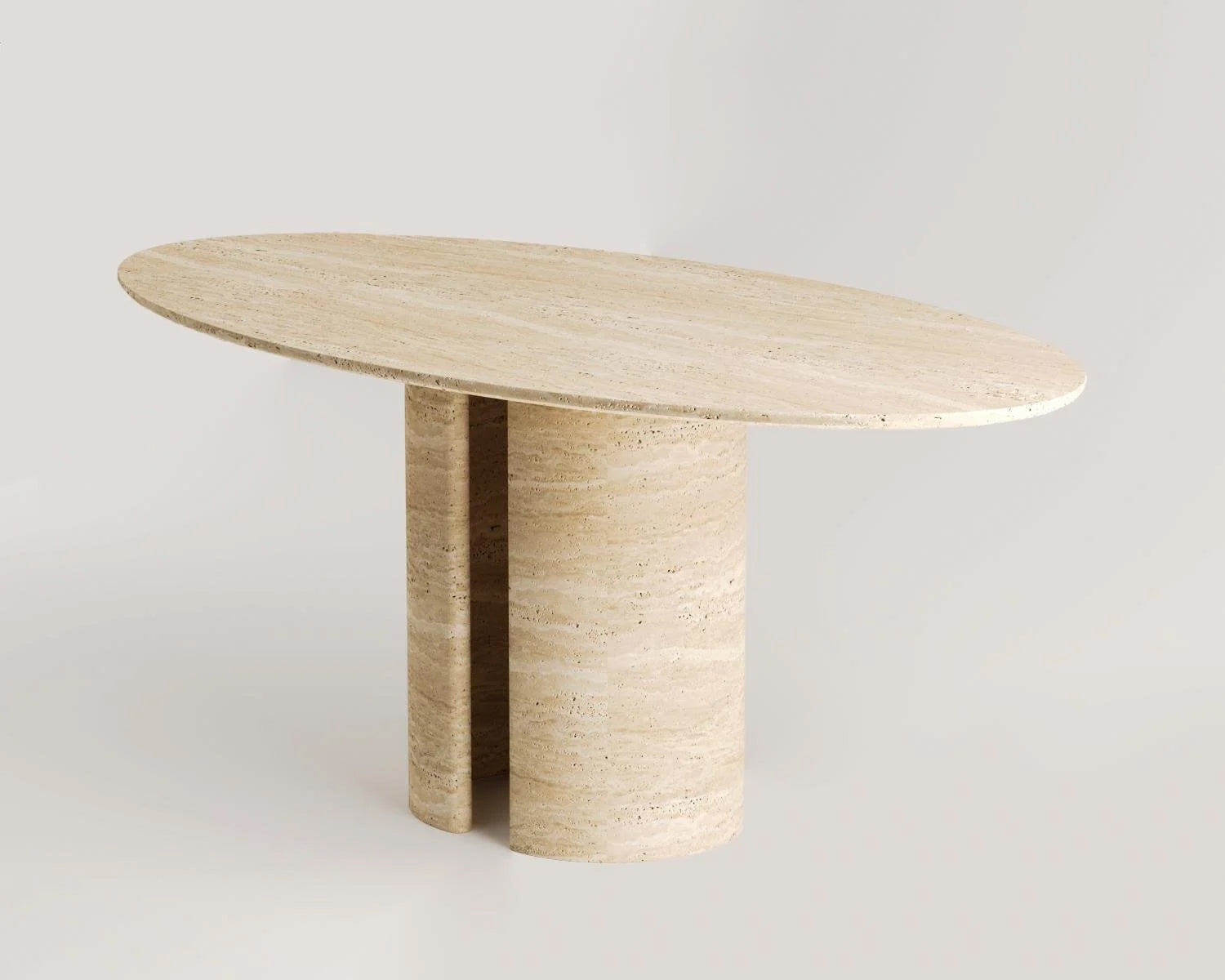 Apolline-Traverten Yemek Masası