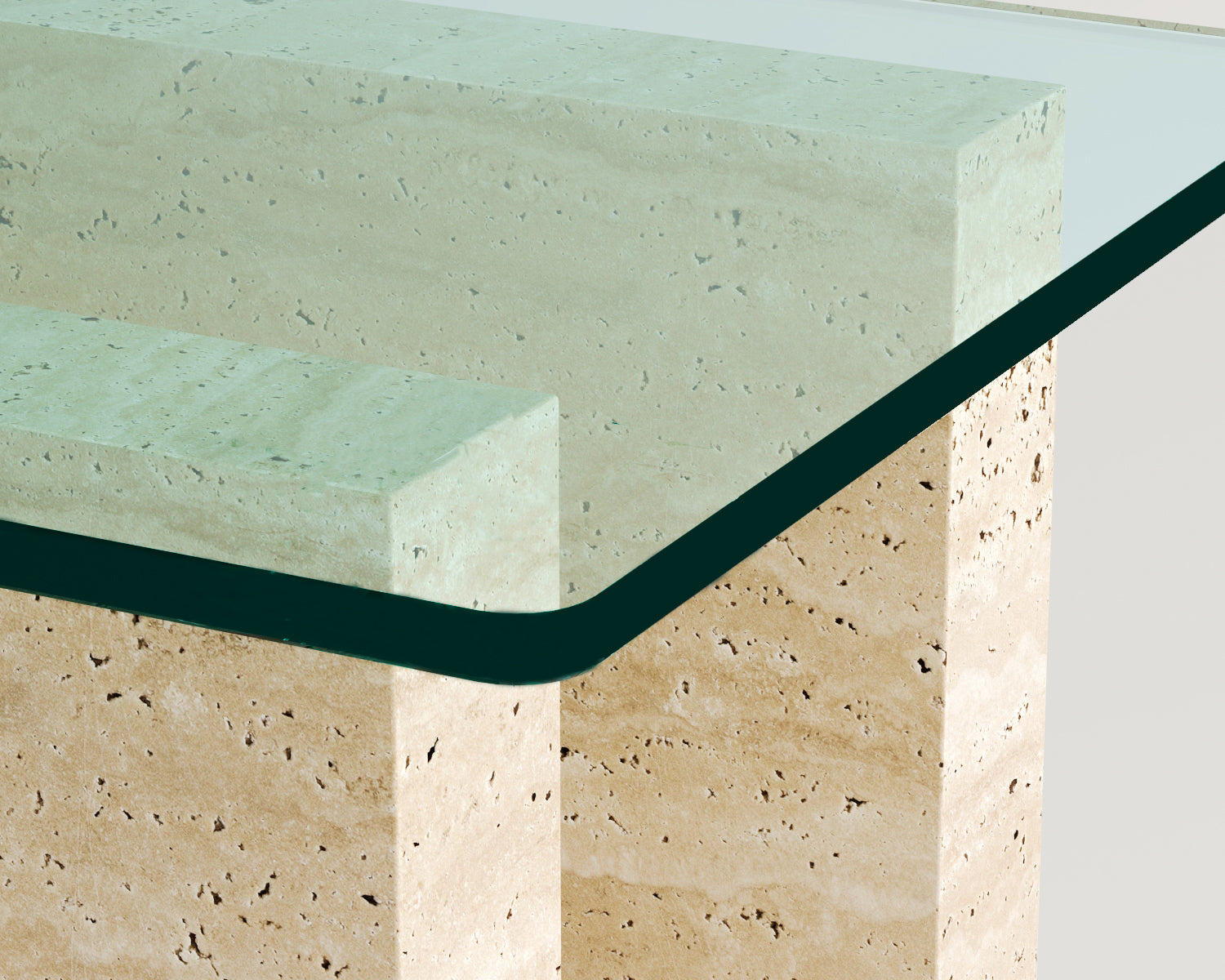 Afra-Traverten Yan Sehpa