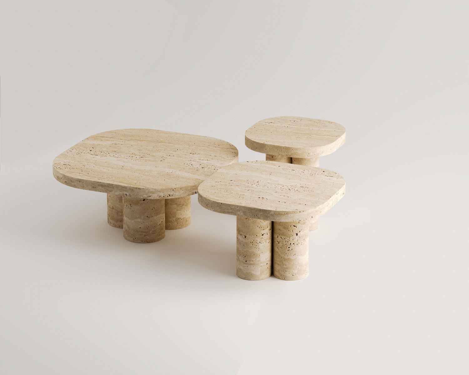 Asteria-Traverten Orta Sehpa