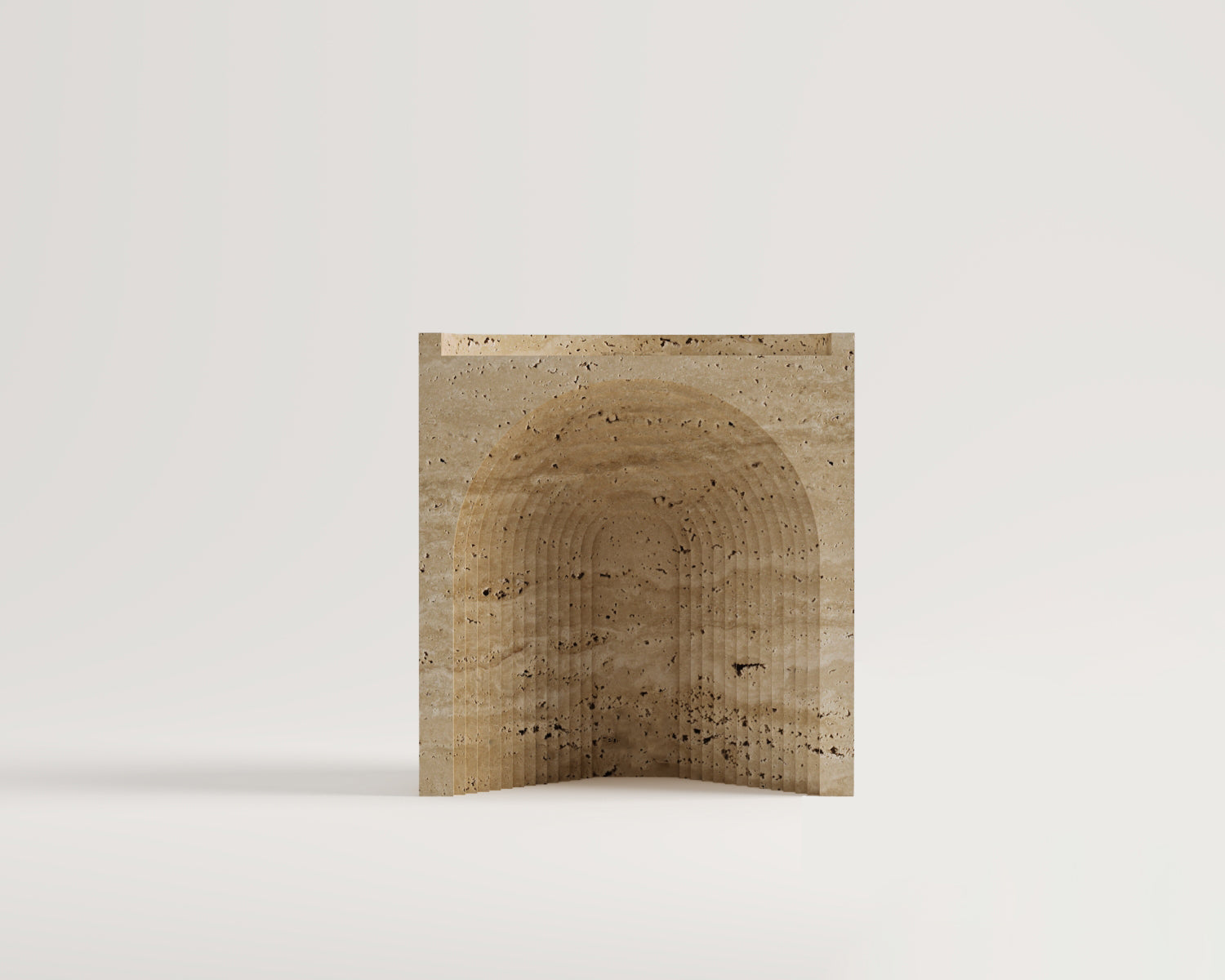 Asya -Traverten Yan Sehpa