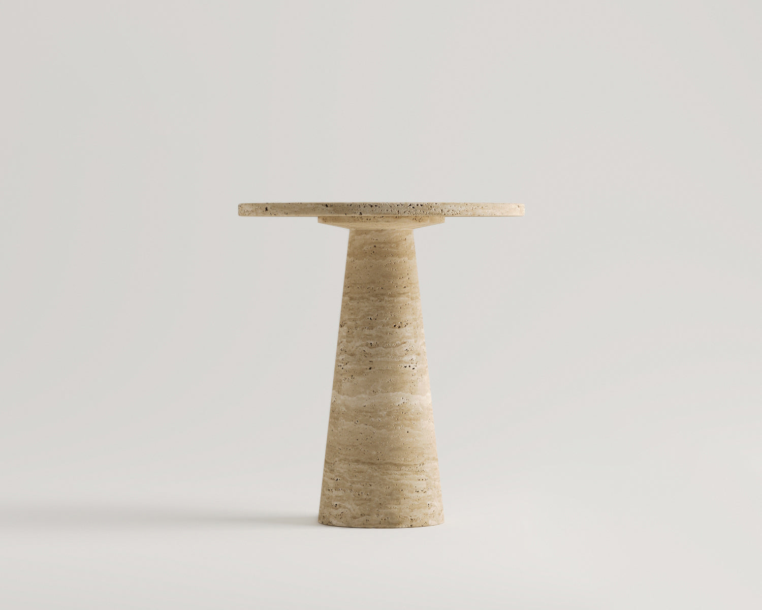 Bronte-Traverten Yan Sehpa