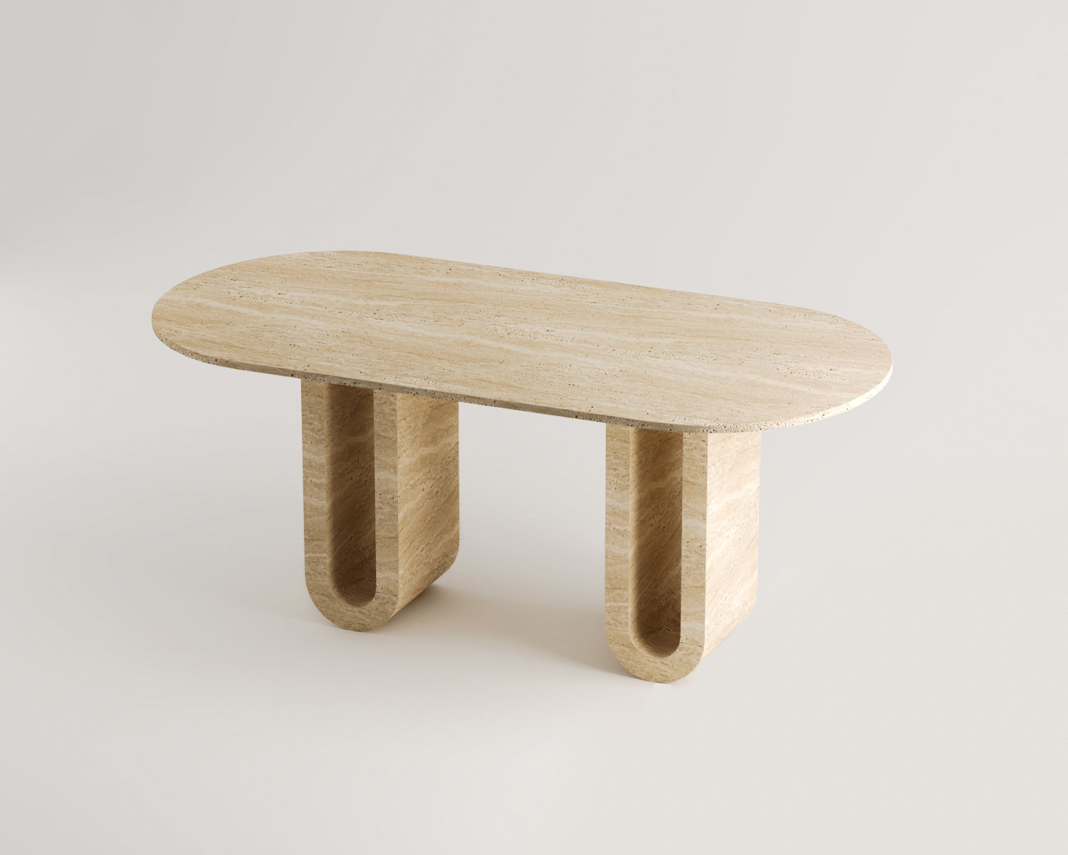 Cenobia -Traverten Yemek Masası