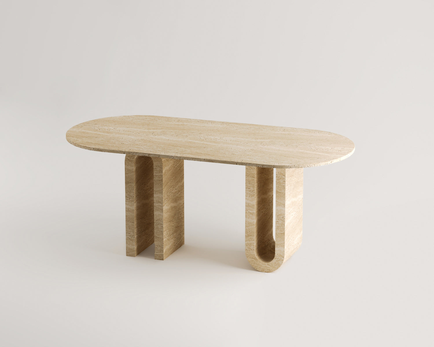 Cenobia -Traverten Yemek Masası