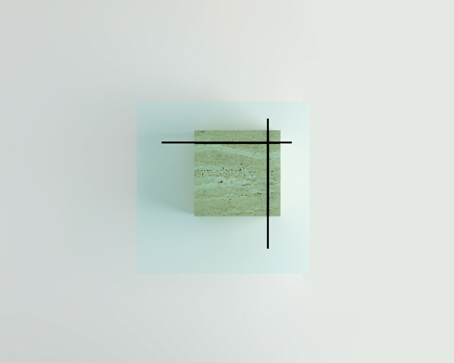 Cora-Traverten Sehpa