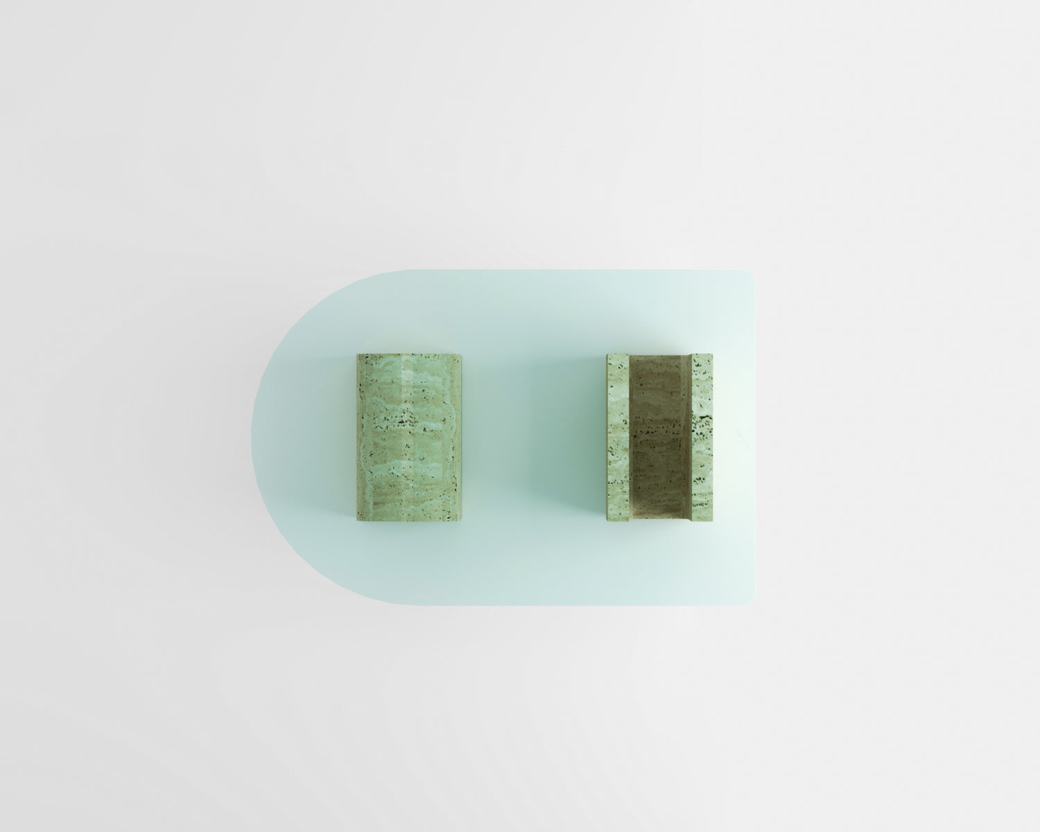 Dara-Traverten Sehpa