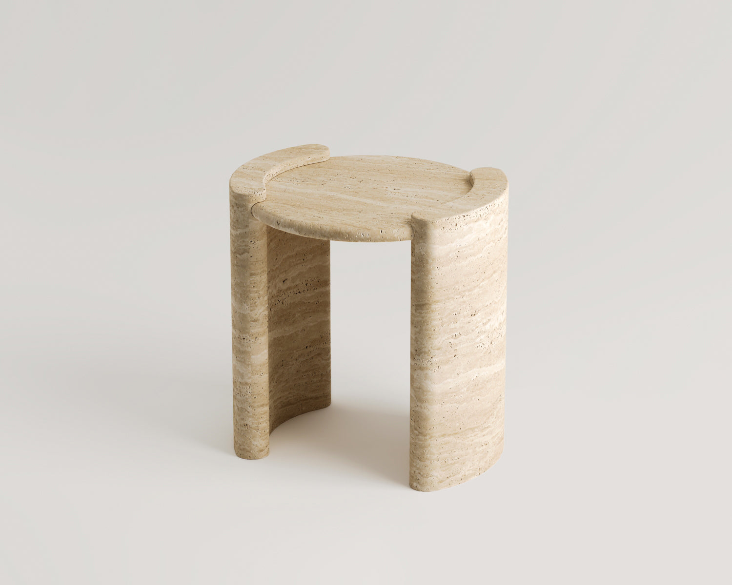 Deka-Traverten Yan Sehpa